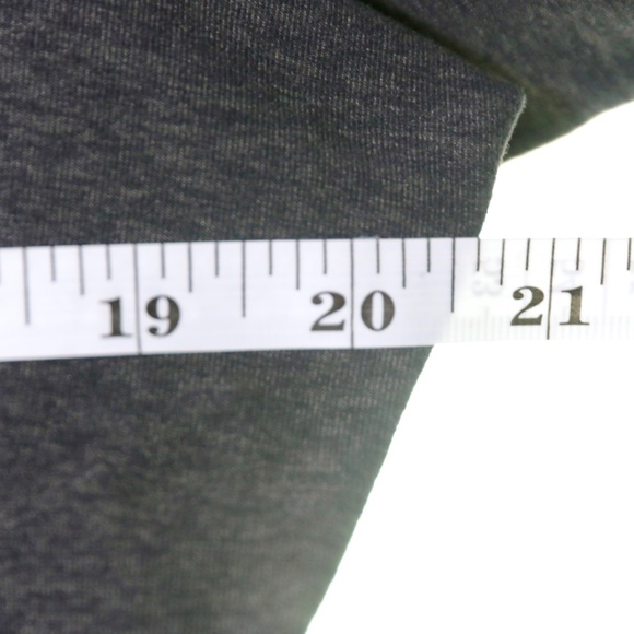 Lululemon Surge Warm 1/2 Zip Pullover Soft Jersey Heather Graphite Mens L Sporty - Picture 7 of 8